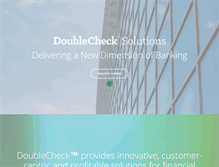 Tablet Screenshot of mydoublecheck.com